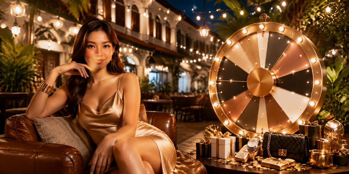Paparan permainan lucky draw gaya Melayu di Ipoh